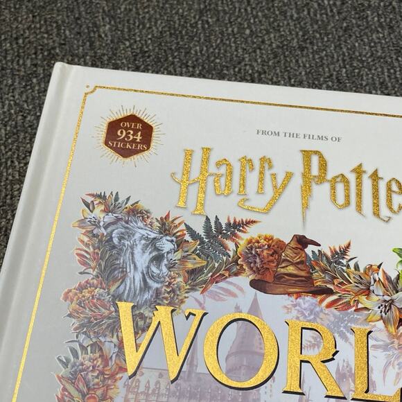 Harry Potter World of Stickers Hardback Book Hardcover Art From Wizarding World - Picture 14 of 14